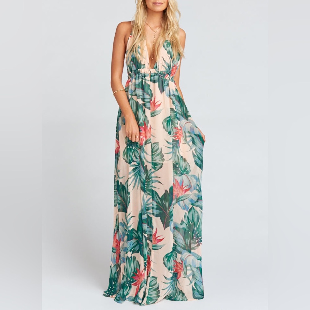 Show Me Your Mumu Kauai Luna Halter Dress